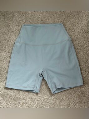 SET Active High-Waist Bike Shorts in Pale Blue